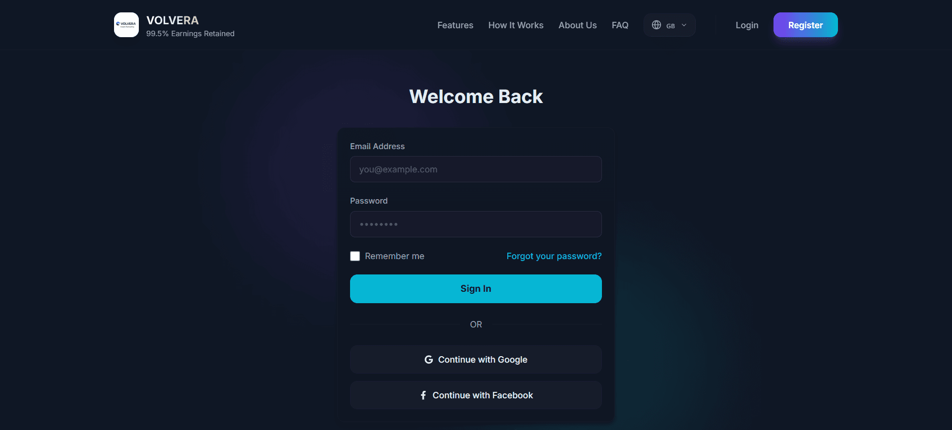 Volvera Company Website — screenshot 2